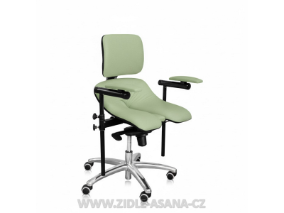 Ergonomická židle Ásana Medic Dent Ekokůže, Light Green